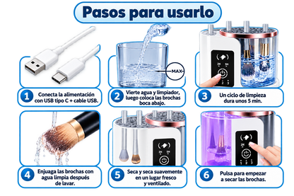Limpiabrochas Eléctrico 3 en 1