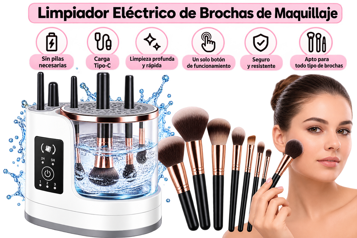 Limpiabrochas Eléctrico 3 en 1