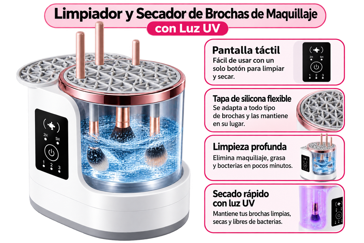 Limpiabrochas Eléctrico 3 en 1